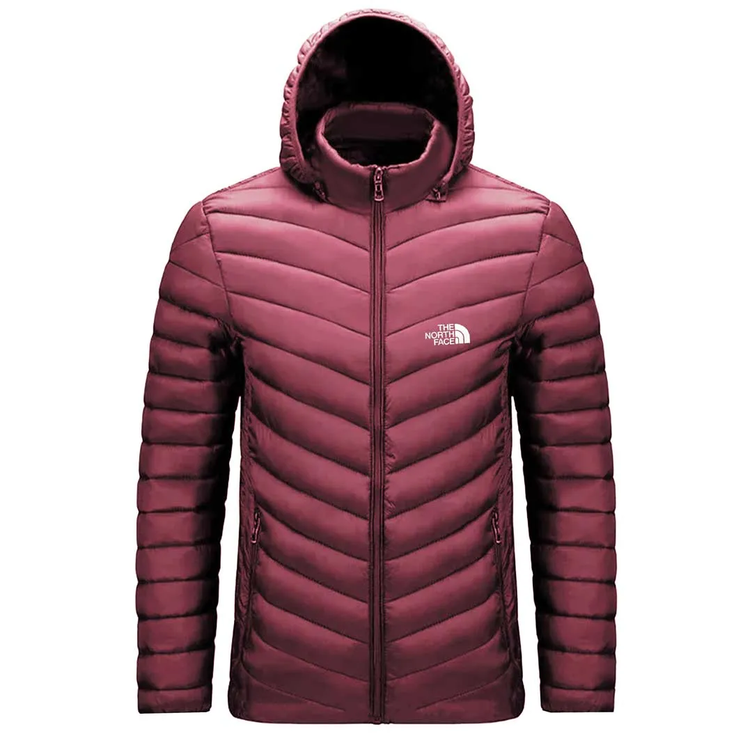 Imported Cross Seam Heavy Insulated Puffer Jackets for Men (Detachable Cap)