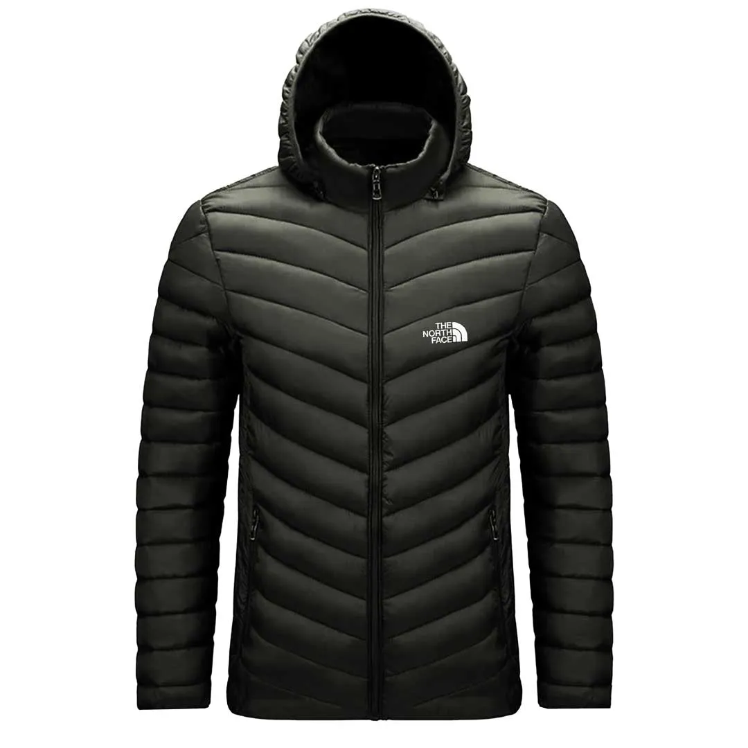 Imported Cross Seam Heavy Insulated Puffer Jackets for Men (Detachable Cap)