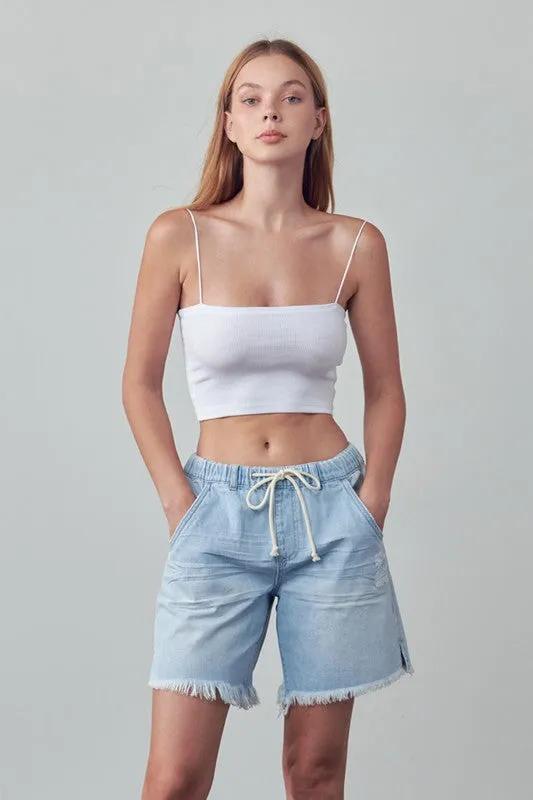 Insane Gene MID-RISE SLOUCH DENIM SHORTS