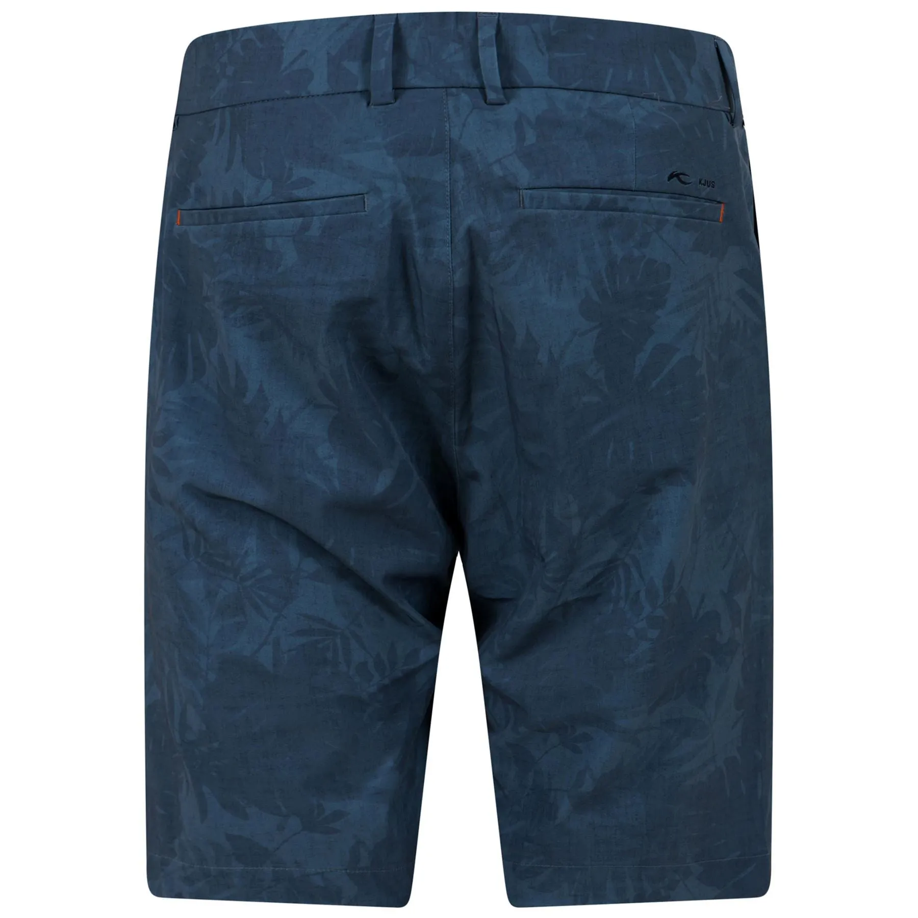 Iver Printed Shorts Steel Blue