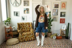 jamie shorts in denim