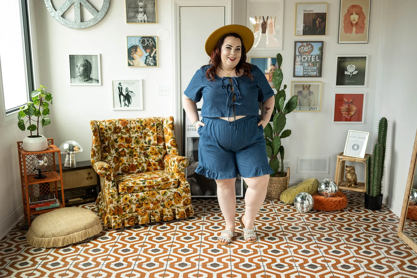 jamie shorts in denim