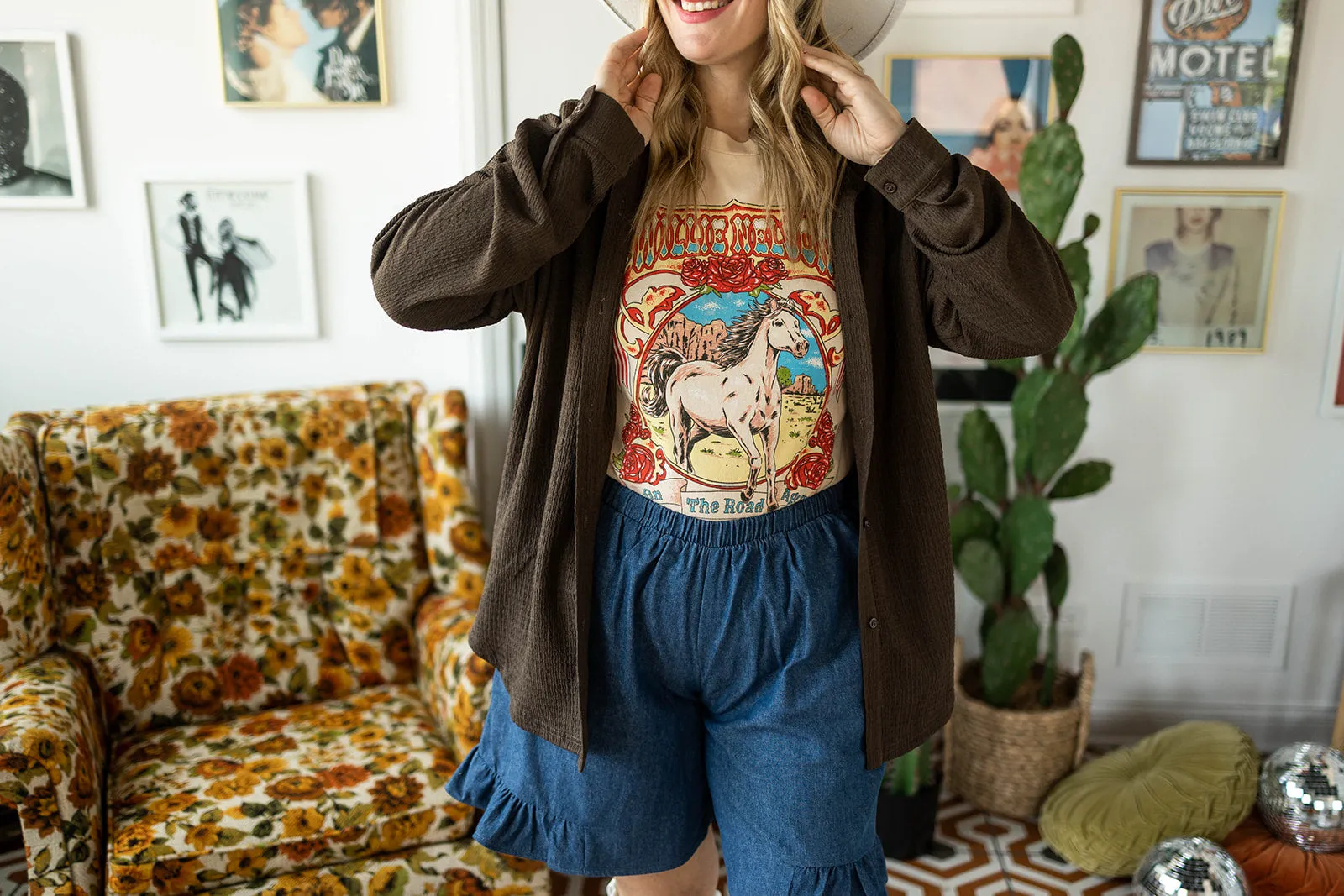 jamie shorts in denim