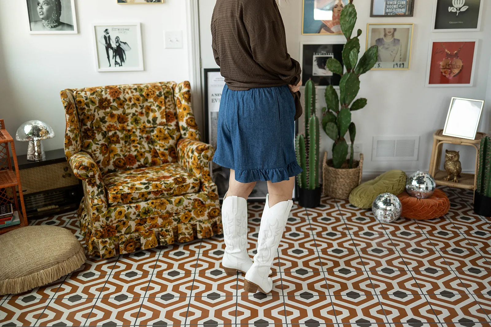 jamie shorts in denim