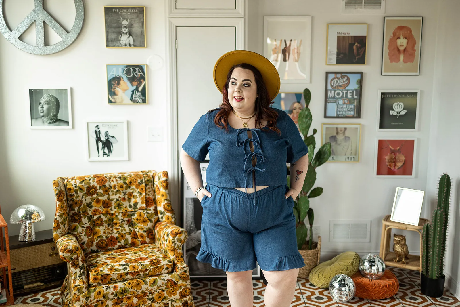 jamie shorts in denim