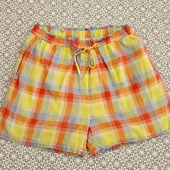 Johnny Was Colorful Summer Shorts