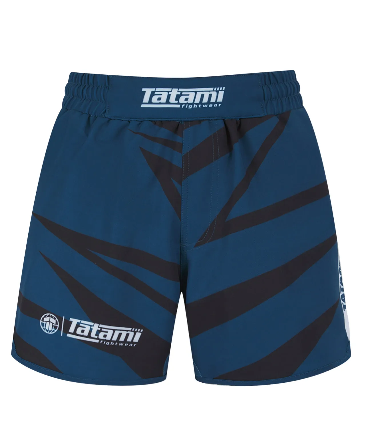 Kids Abstract Shorts - Teal