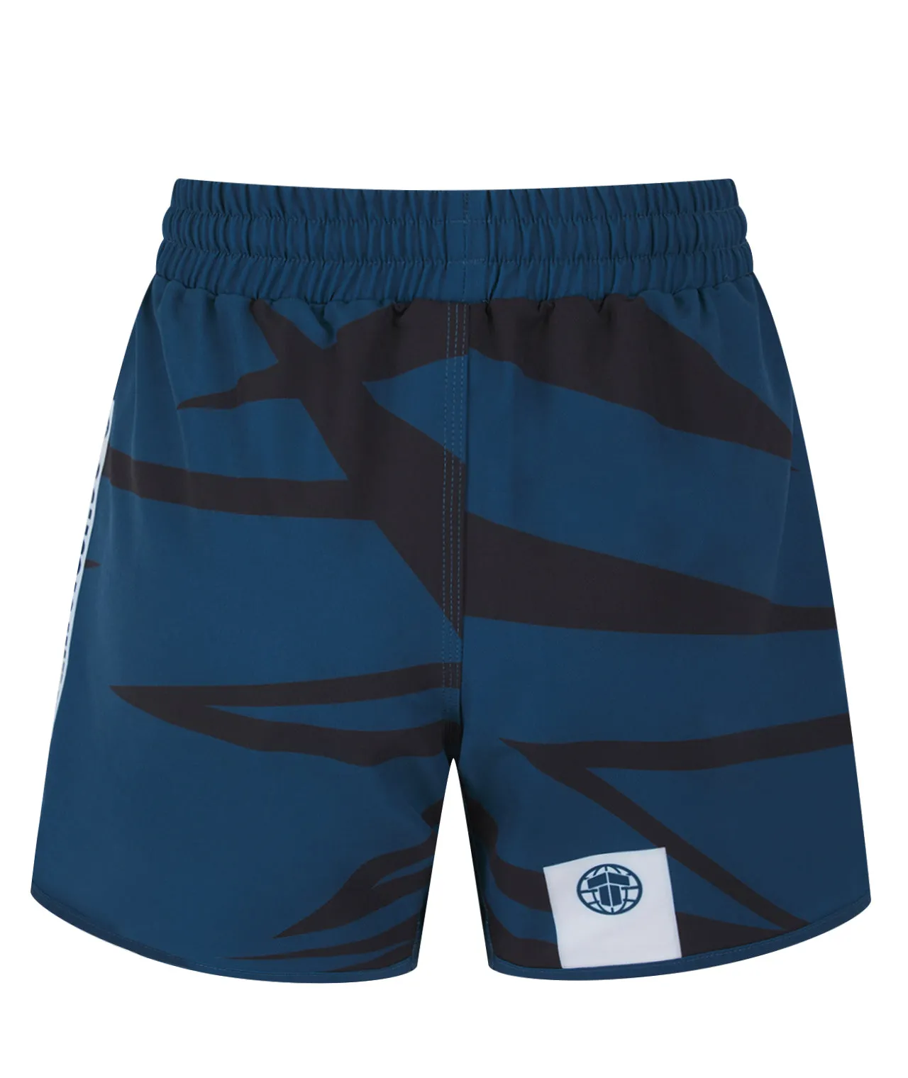 Kids Abstract Shorts - Teal