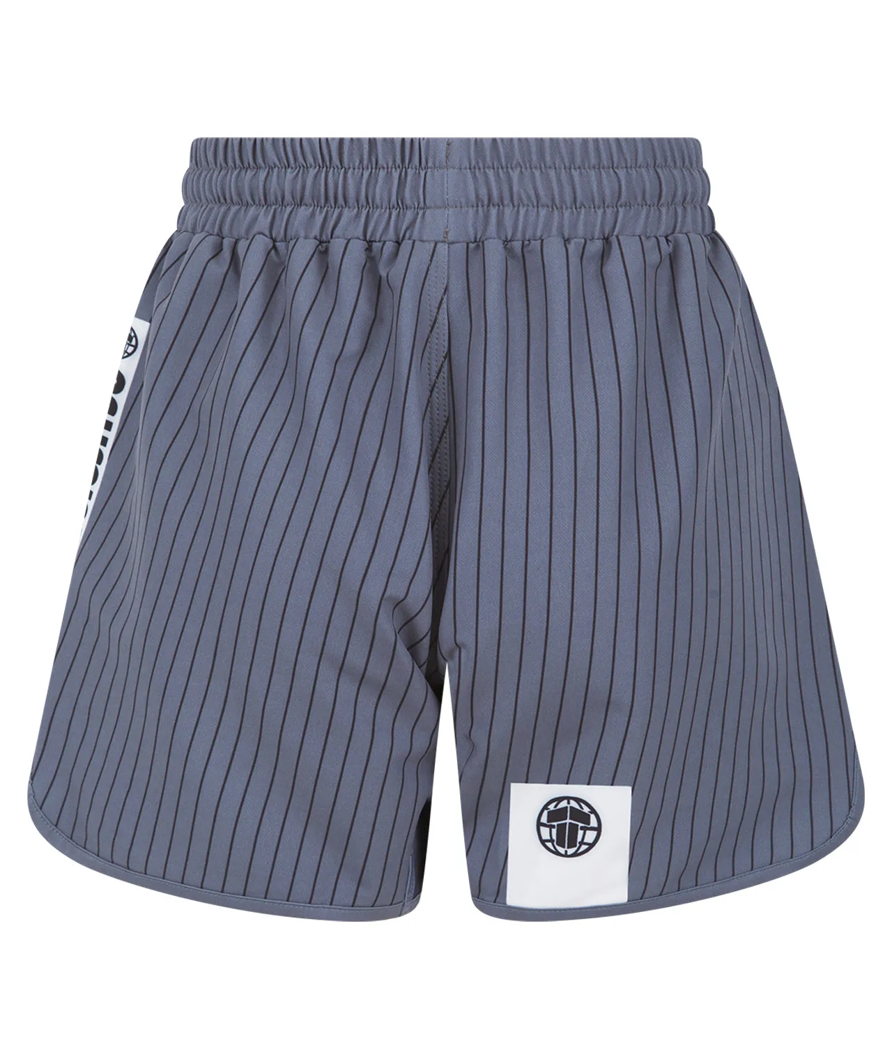 Kids Abstract Shorts - White & Grey