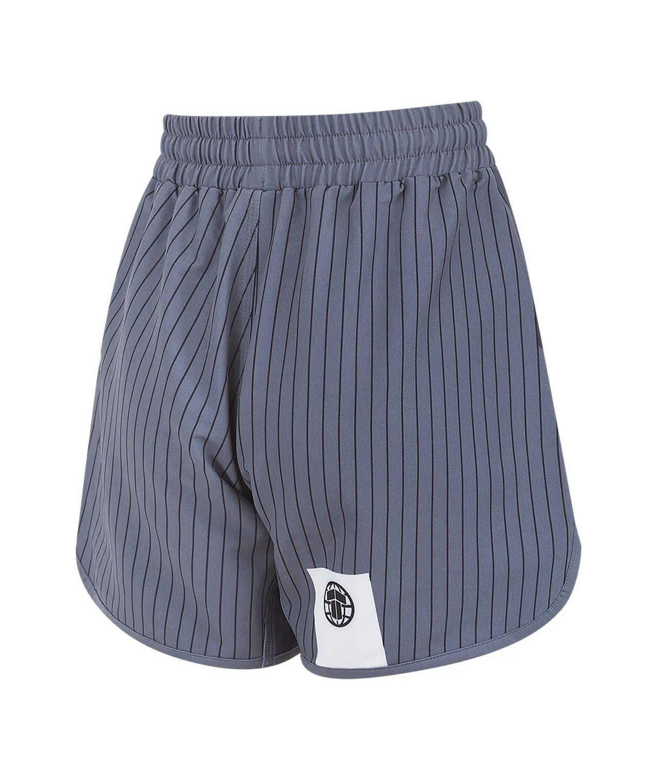 Kids Abstract Shorts - White & Grey