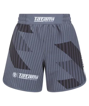 Kids Abstract Shorts - White & Grey