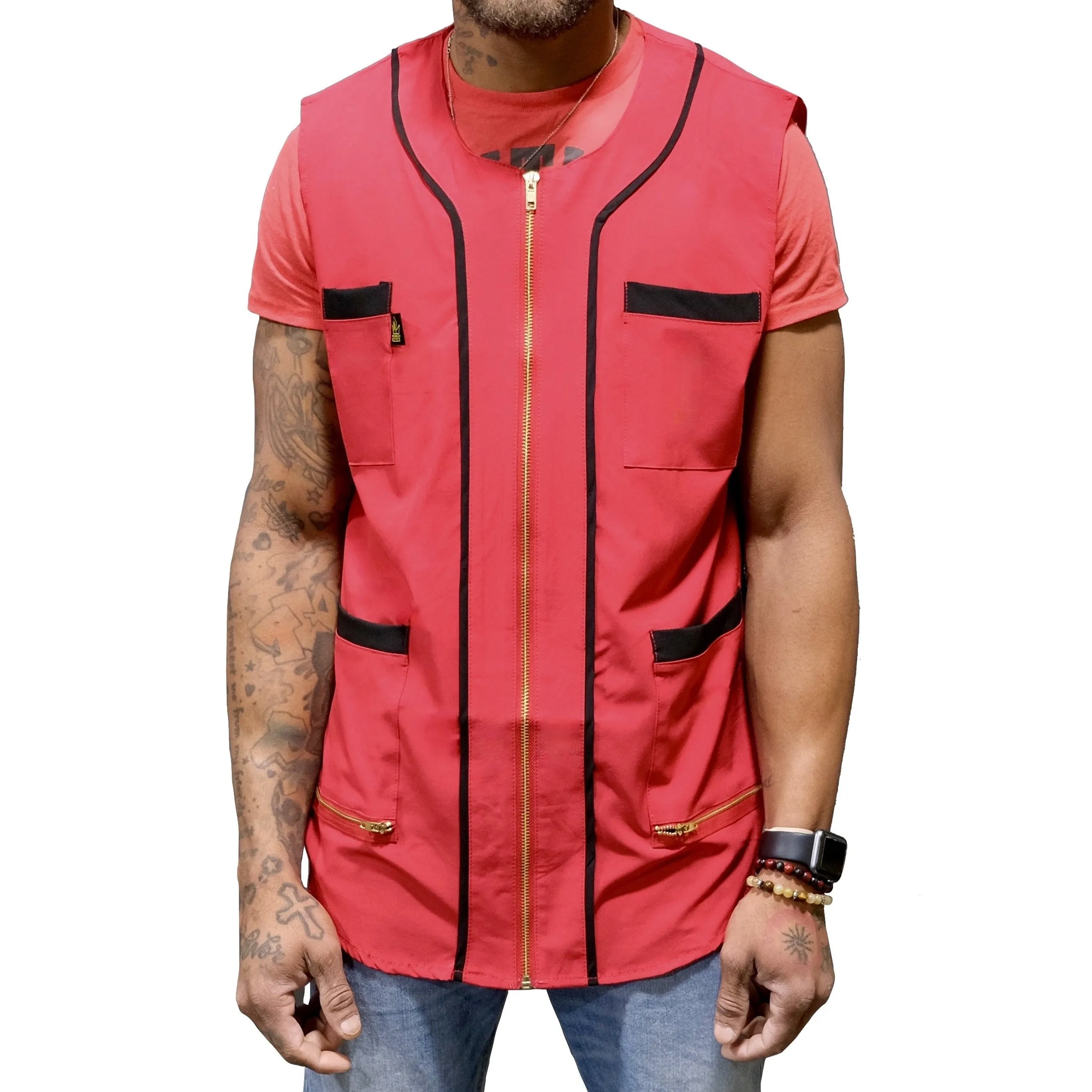 King Midas Barber Vest (Red)