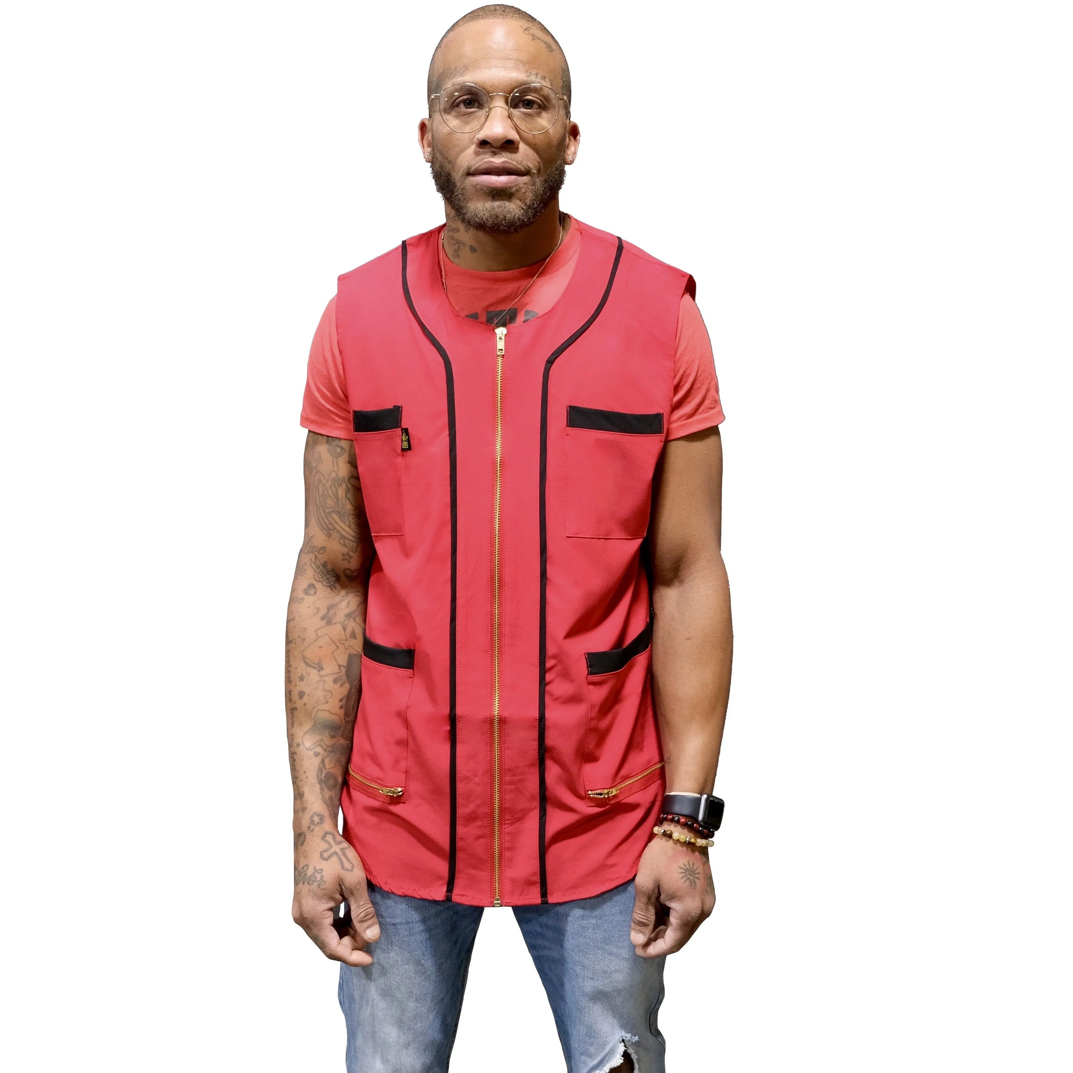 King Midas Barber Vest (Red)