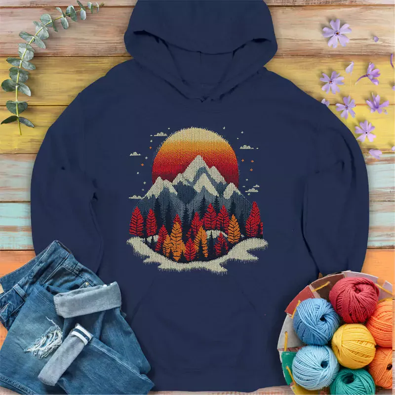 Knit Mountain Hoodie