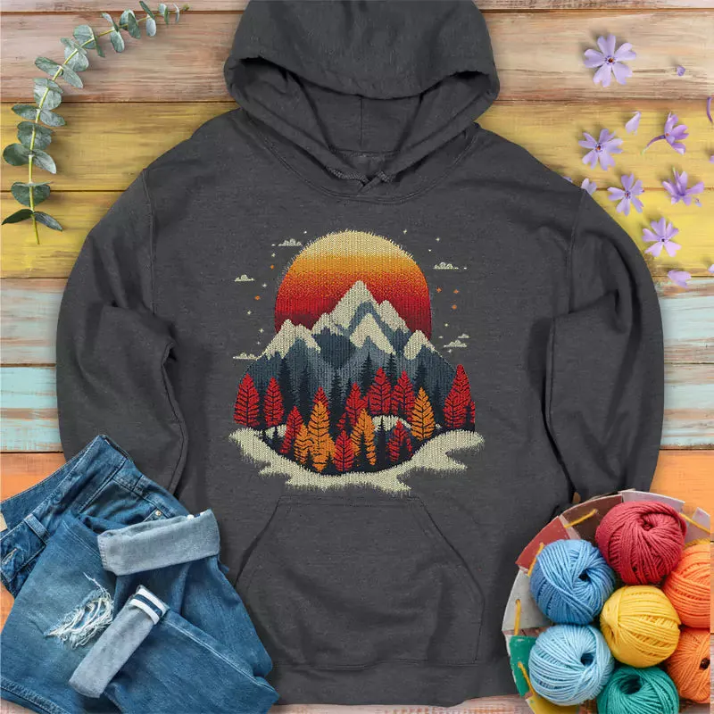 Knit Mountain Hoodie