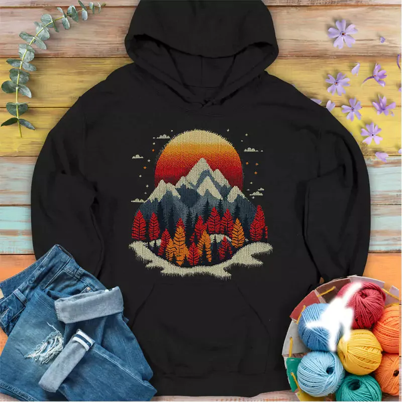 Knit Mountain Hoodie