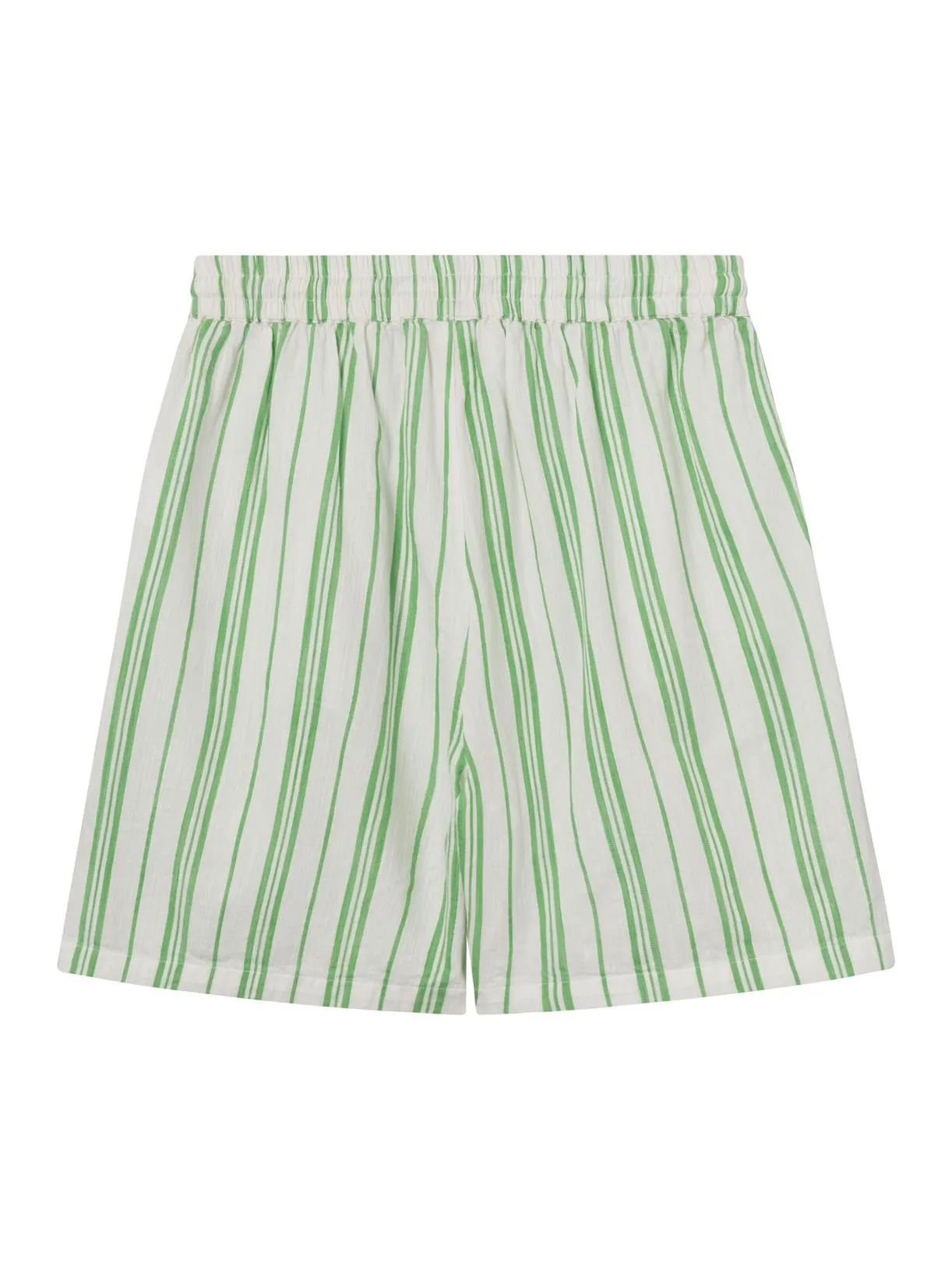 KNOWLEDGE COTTON APPAREL Cotton Elastic Waist Shorts  stripe
