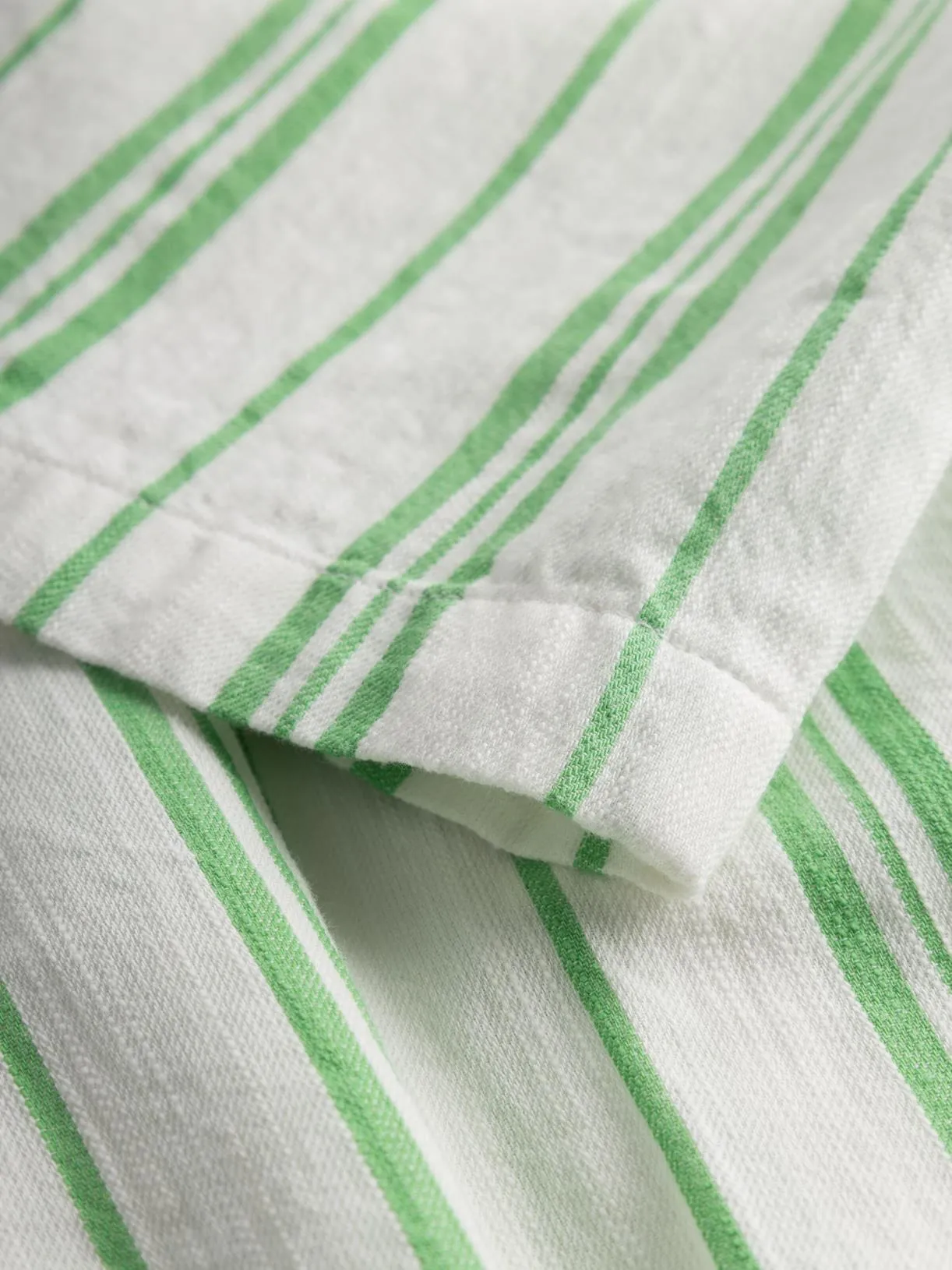 KNOWLEDGE COTTON APPAREL Cotton Elastic Waist Shorts  stripe