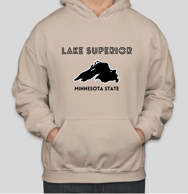 LAKE SUPERIOR Minnesota State Printed Casual COTTON Hoodies