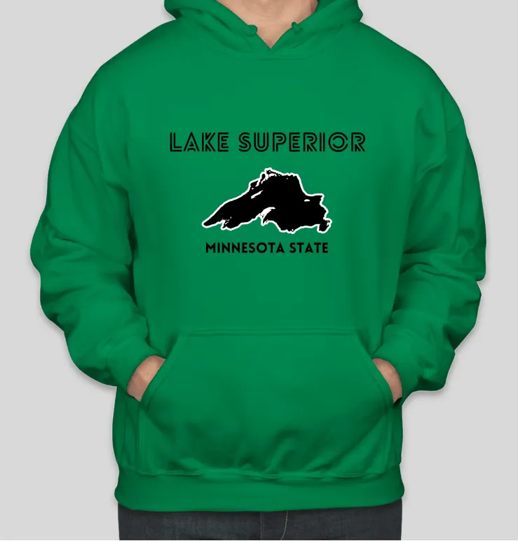 LAKE SUPERIOR Minnesota State Printed Casual COTTON Hoodies