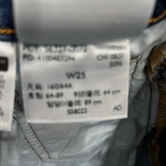 LEVI’S BUTTONFLY 501 JEAN SHORTS
