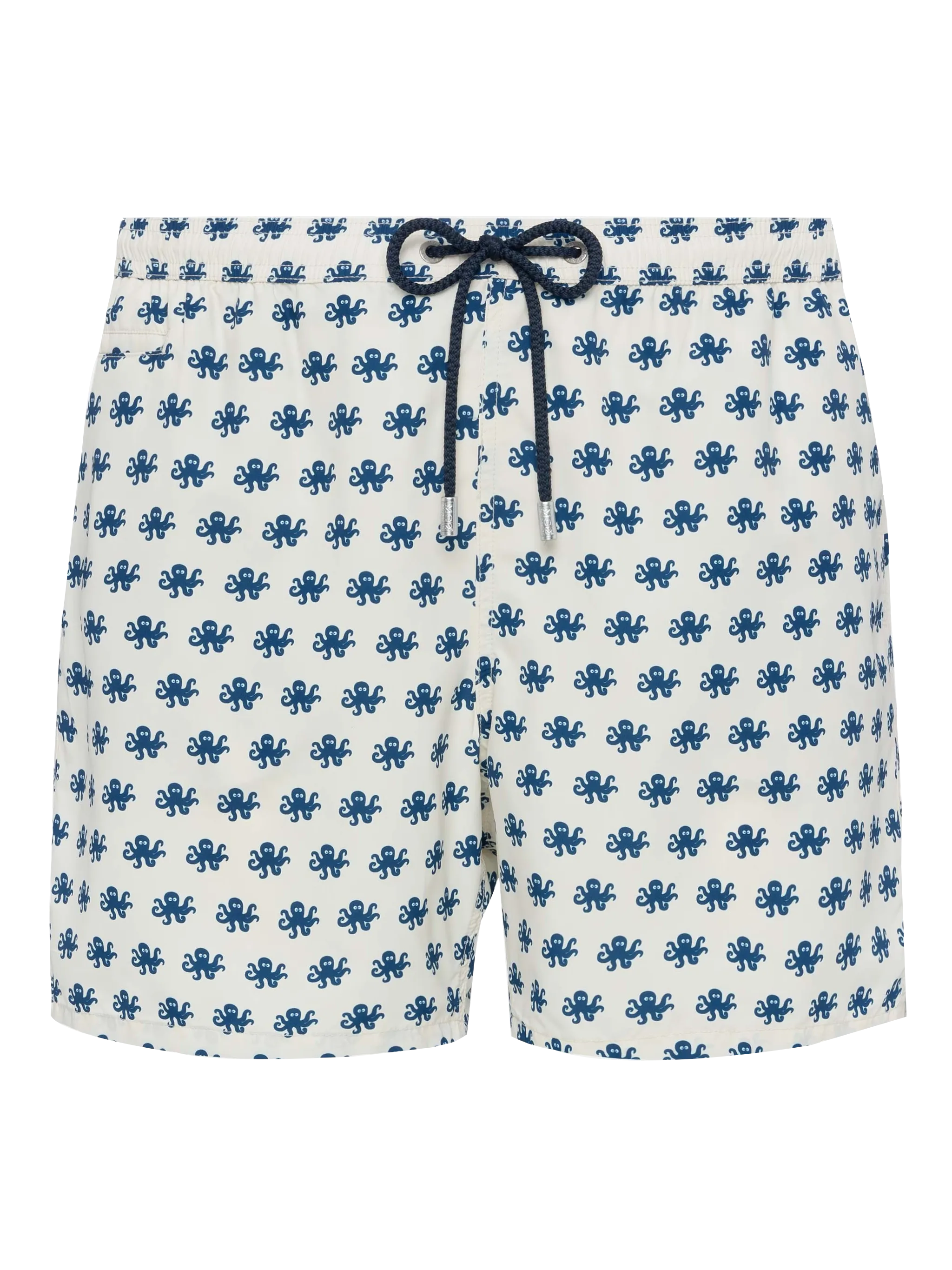 Lightweight fabric swim shorts Lighting with octopus print
