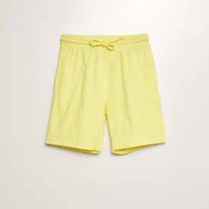 Lightweight marl shorts YELLOW