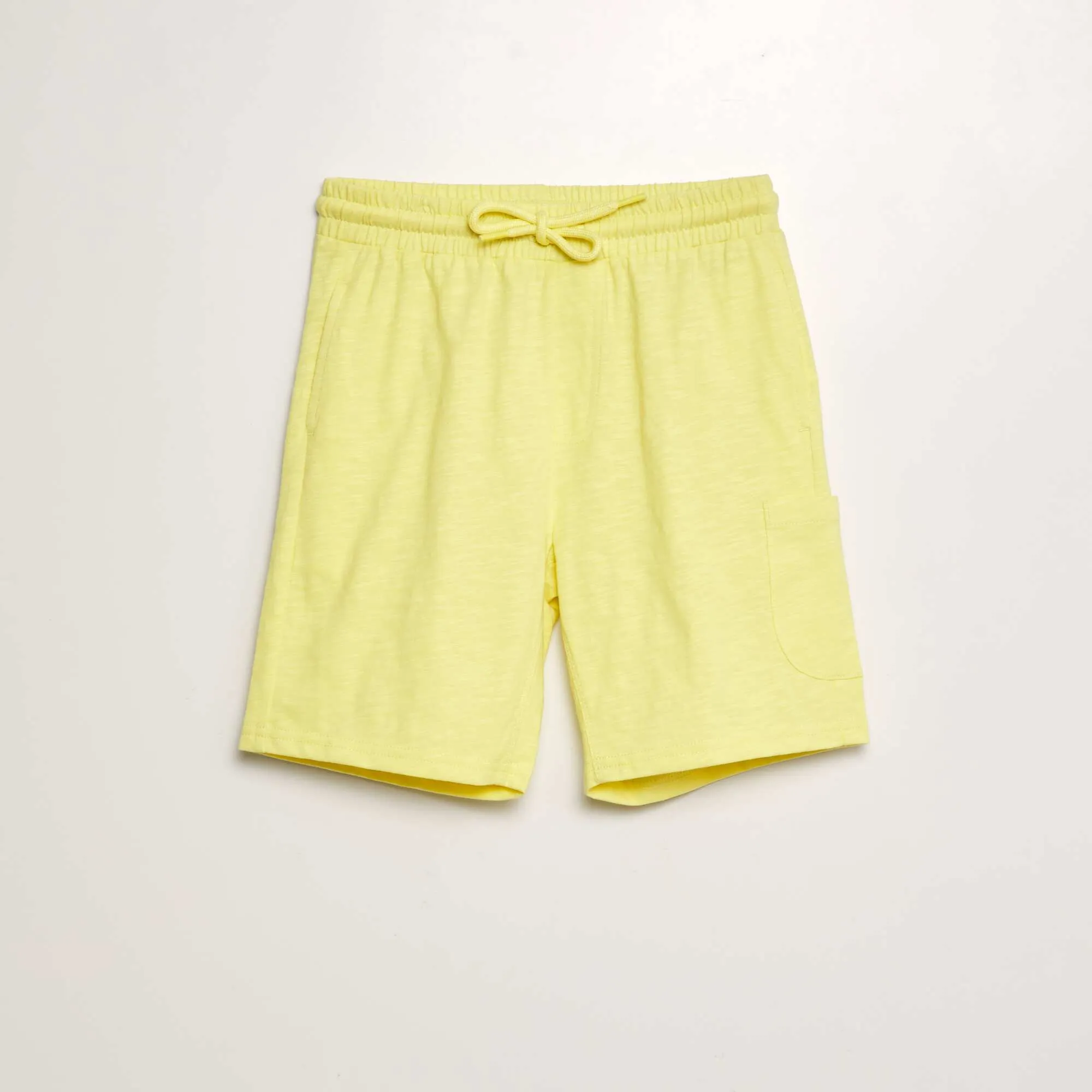 Lightweight marl shorts YELLOW