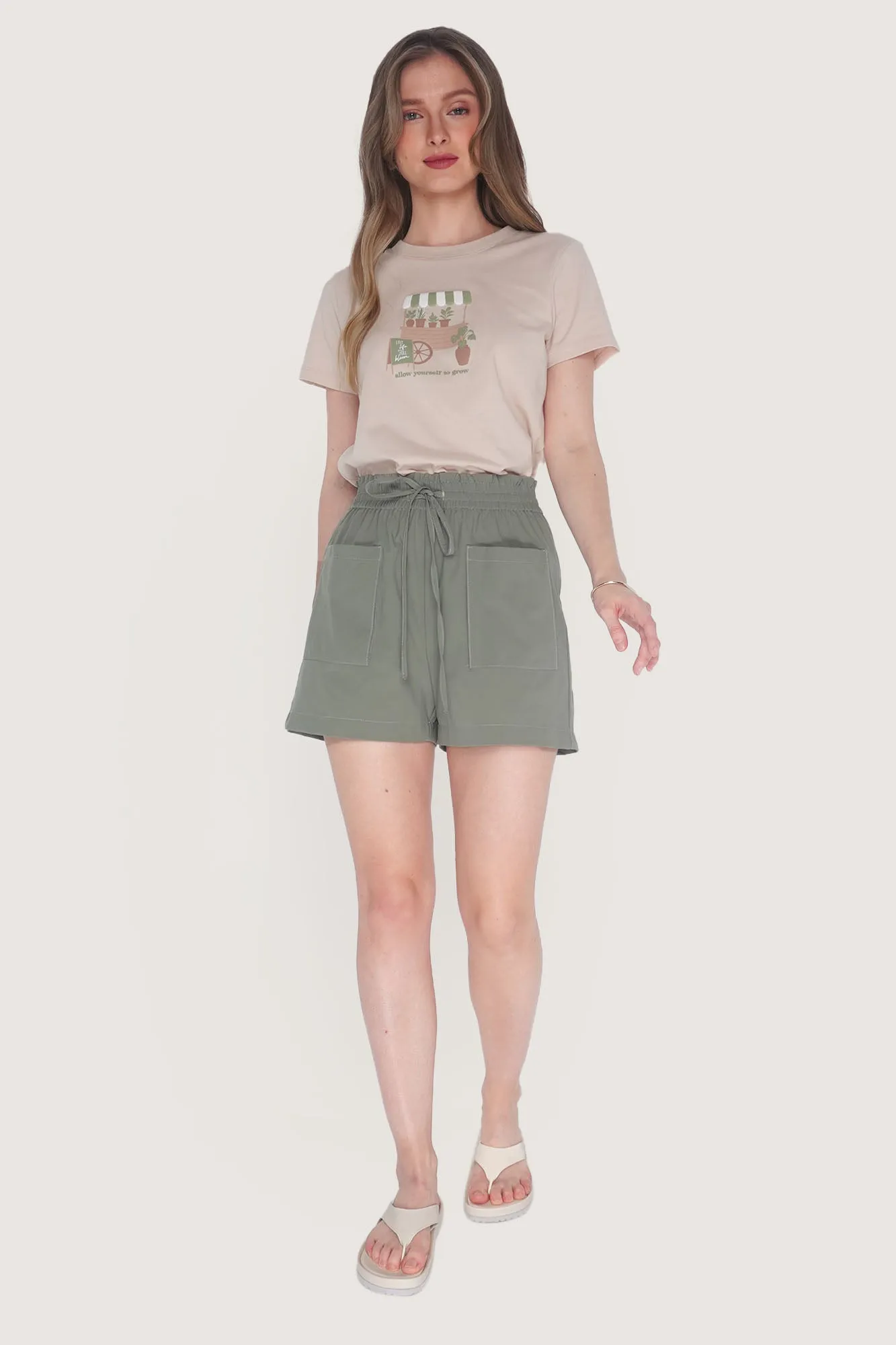 Lightweight Square Pocket Pull Up Shorts