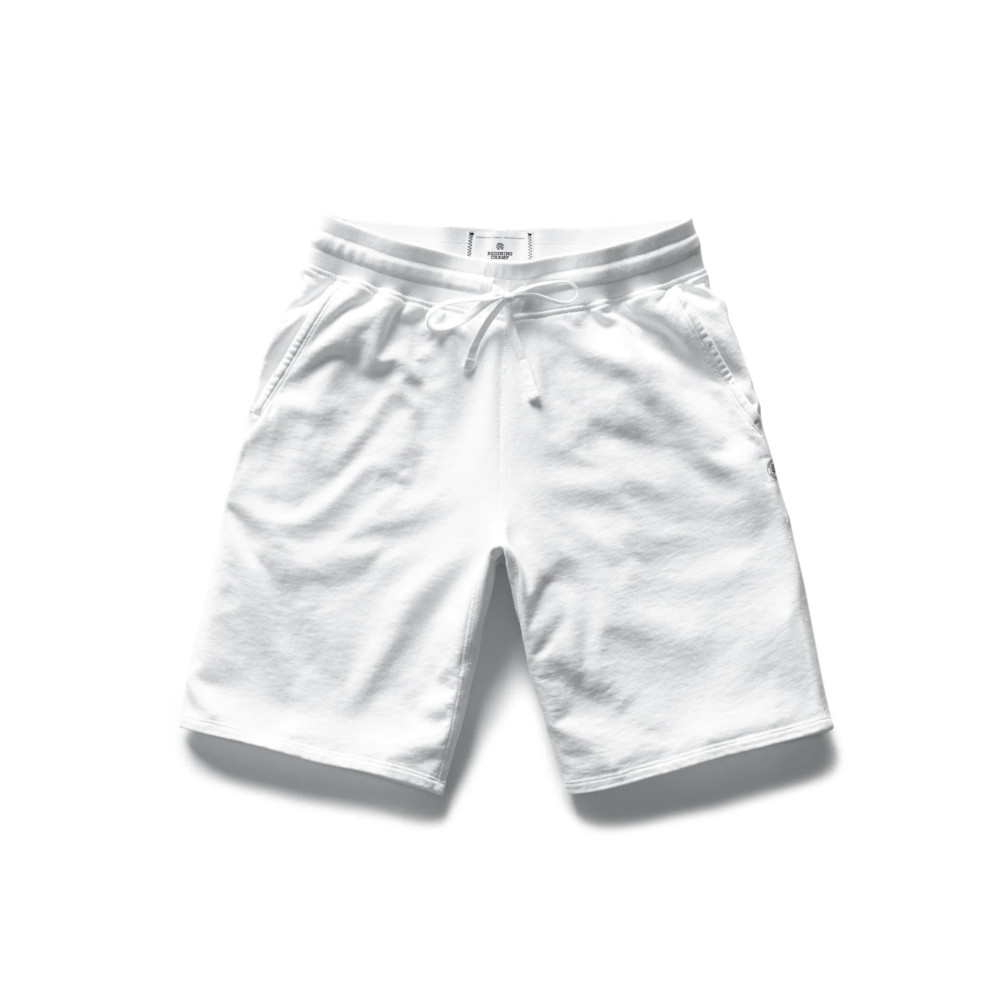 LIGHTWEIGHT TERRY SHORTS (WHITE) - REIGNING CHAMP