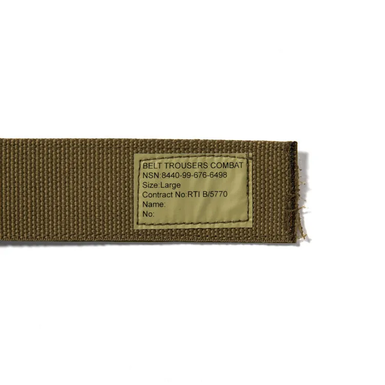 Like New British Army Velcro Combat Trousers Belt