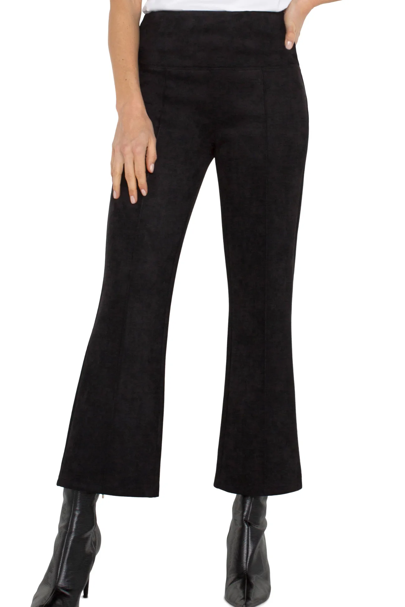 Liverpool Black Pearl Crop Flare
