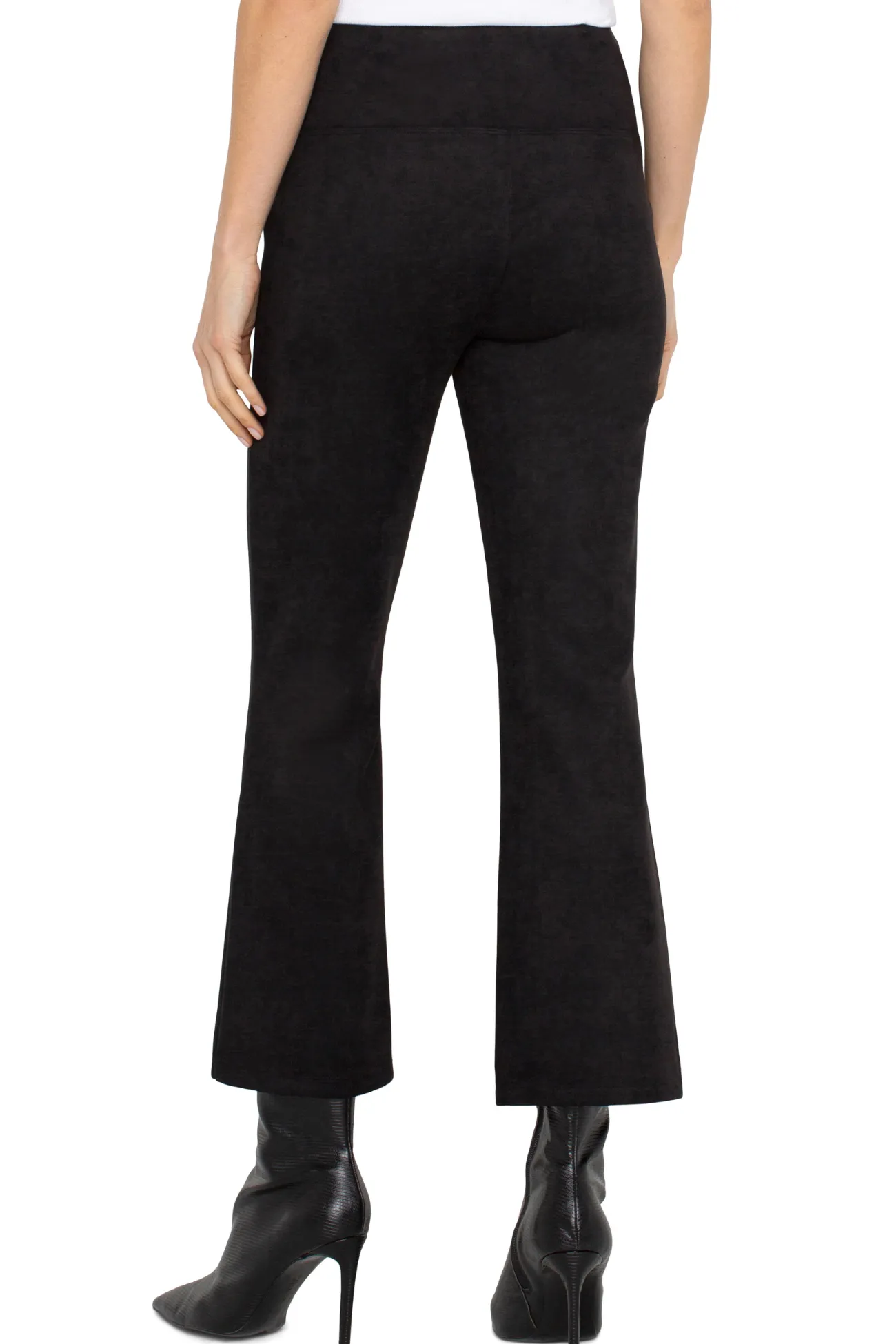Liverpool Black Pearl Crop Flare