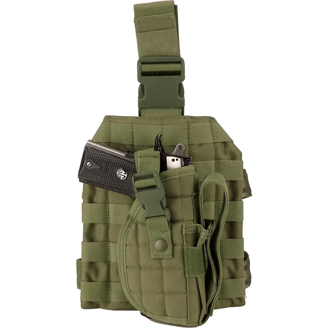 Loaded Gear VX-100 Tactical Vest and Leg Platforms | Black, OD Green, Dark Earth | BI12016, BI12330, BI12344
