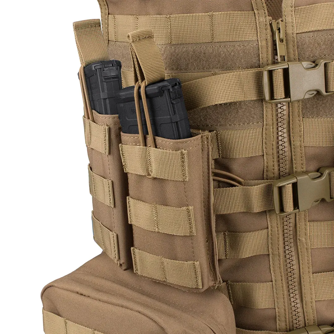 Loaded Gear VX-100 Tactical Vest and Leg Platforms | Black, OD Green, Dark Earth | BI12016, BI12330, BI12344