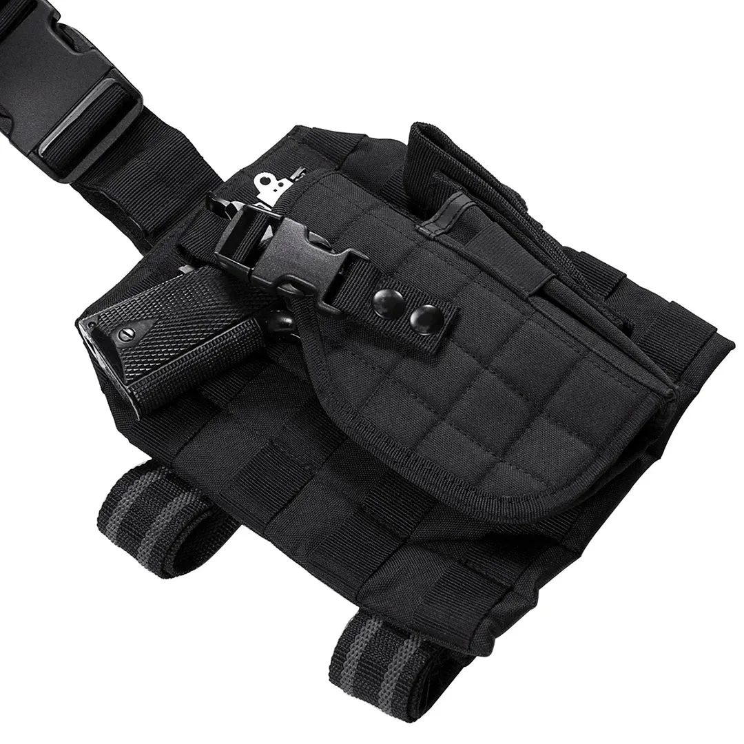 Loaded Gear VX-100 Tactical Vest and Leg Platforms | Black, OD Green, Dark Earth | BI12016, BI12330, BI12344