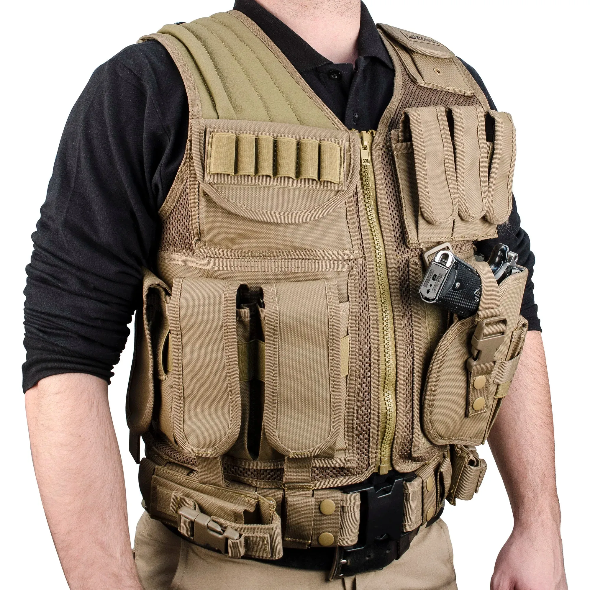 Loaded Gear VX-200 Tactical Vests | Black, OD Green, Dark Earth | BI12018, BI12332, BI12346