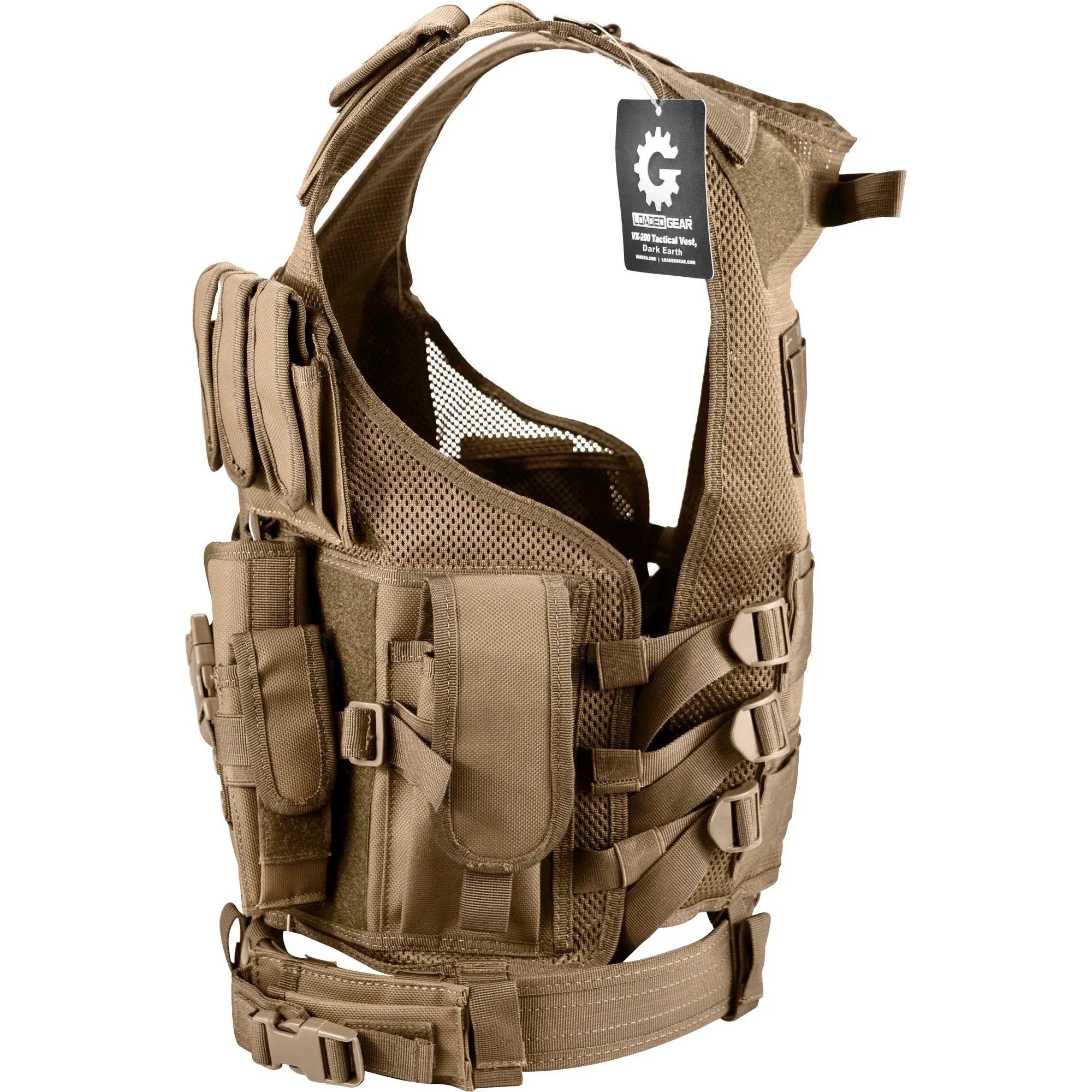 Loaded Gear VX-200 Tactical Vests | Black, OD Green, Dark Earth | BI12018, BI12332, BI12346