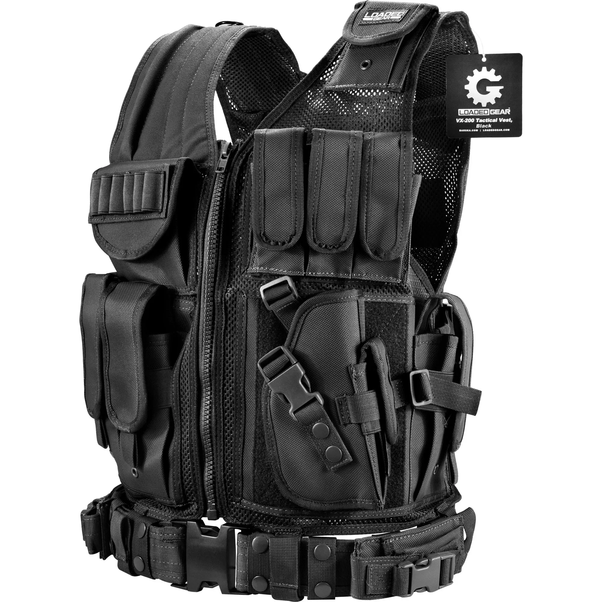 Loaded Gear VX-200 Tactical Vests | Black, OD Green, Dark Earth | BI12018, BI12332, BI12346
