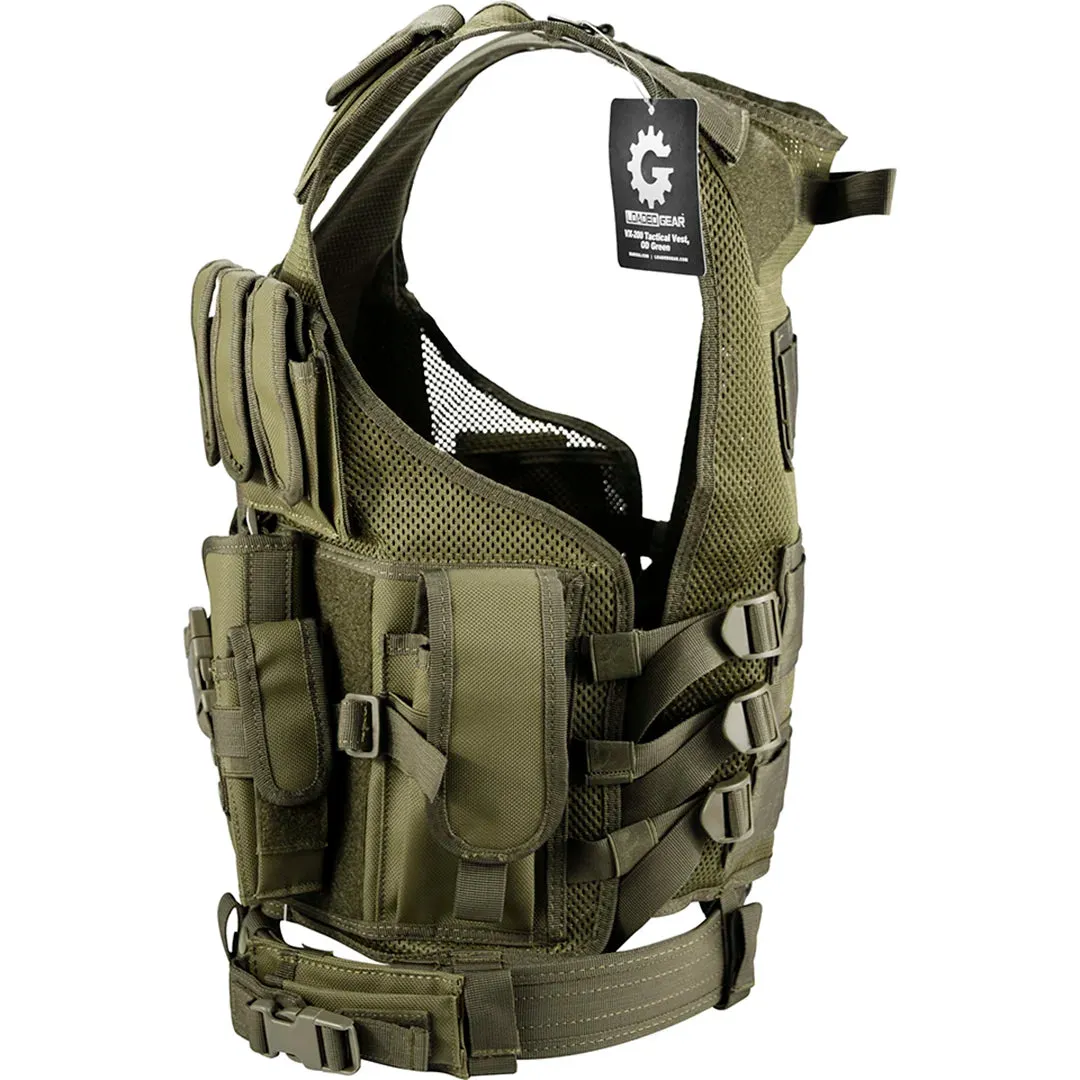 Loaded Gear VX-200 Tactical Vests | Black, OD Green, Dark Earth | BI12018, BI12332, BI12346