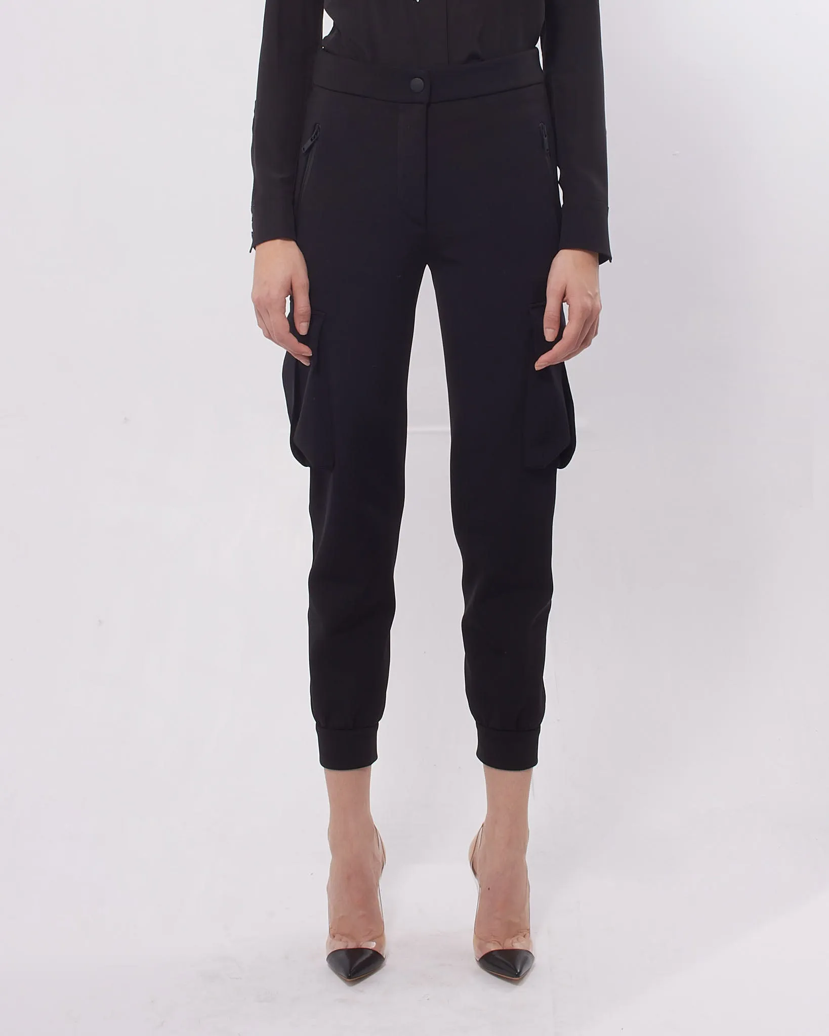 Louis Vuitton Black Cargo Trousers - 34