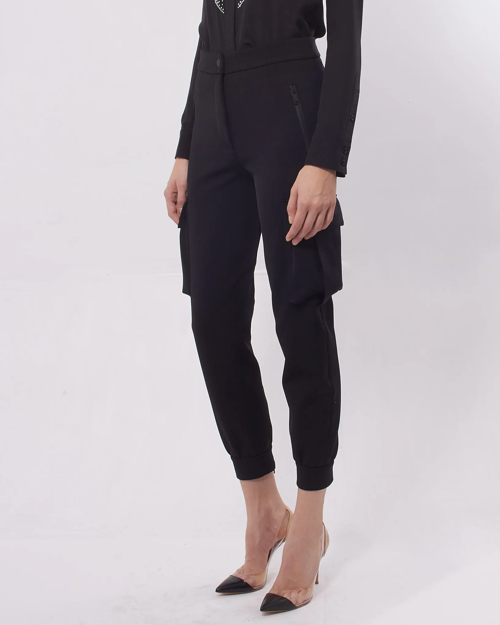 Louis Vuitton Black Cargo Trousers - 34