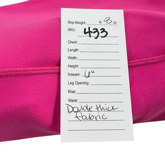Lululemon High-Rise Align Short Sonic Pink Size 14