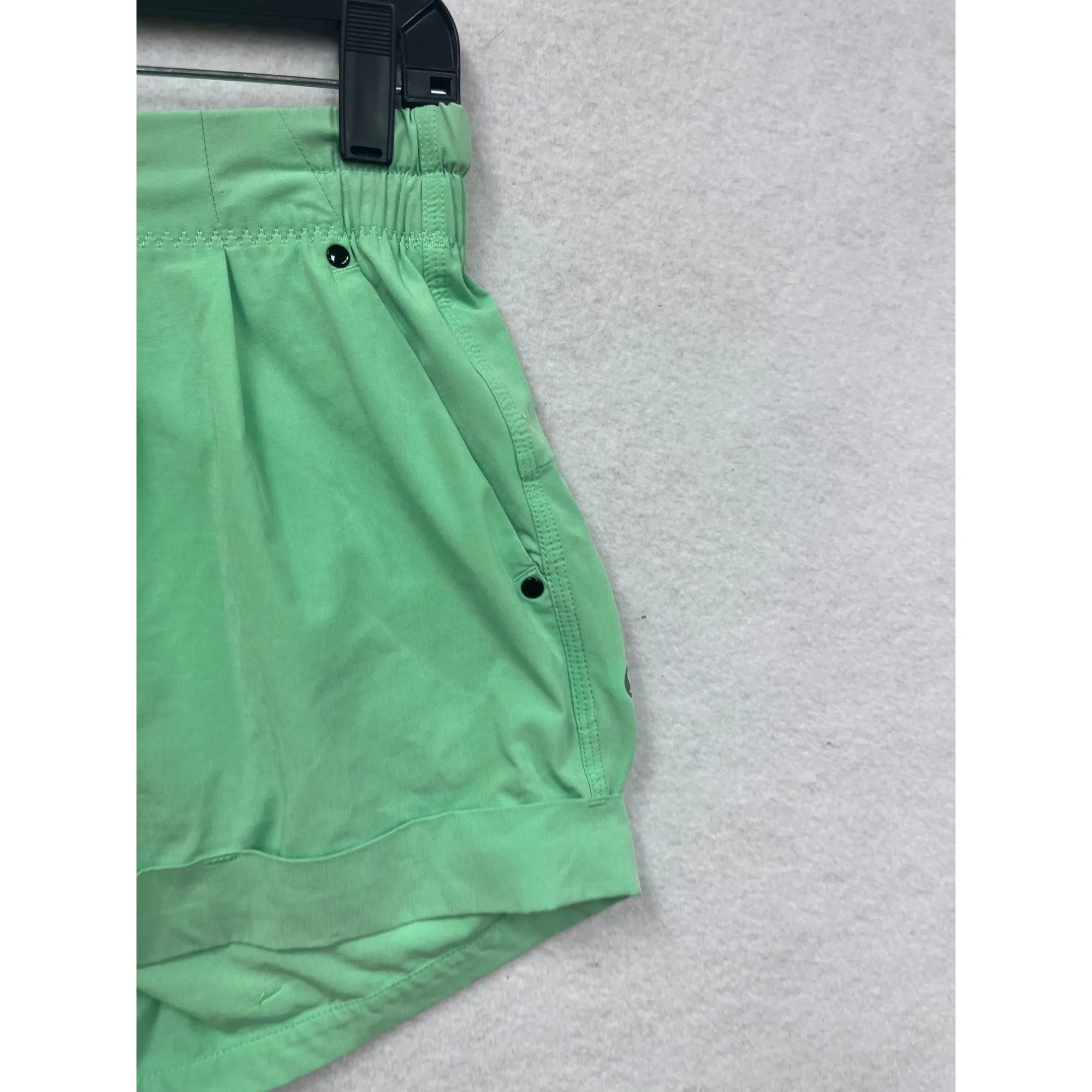 Lululemon Womens Green Drawstring Waist Athletic Shorts Size 6 #6620