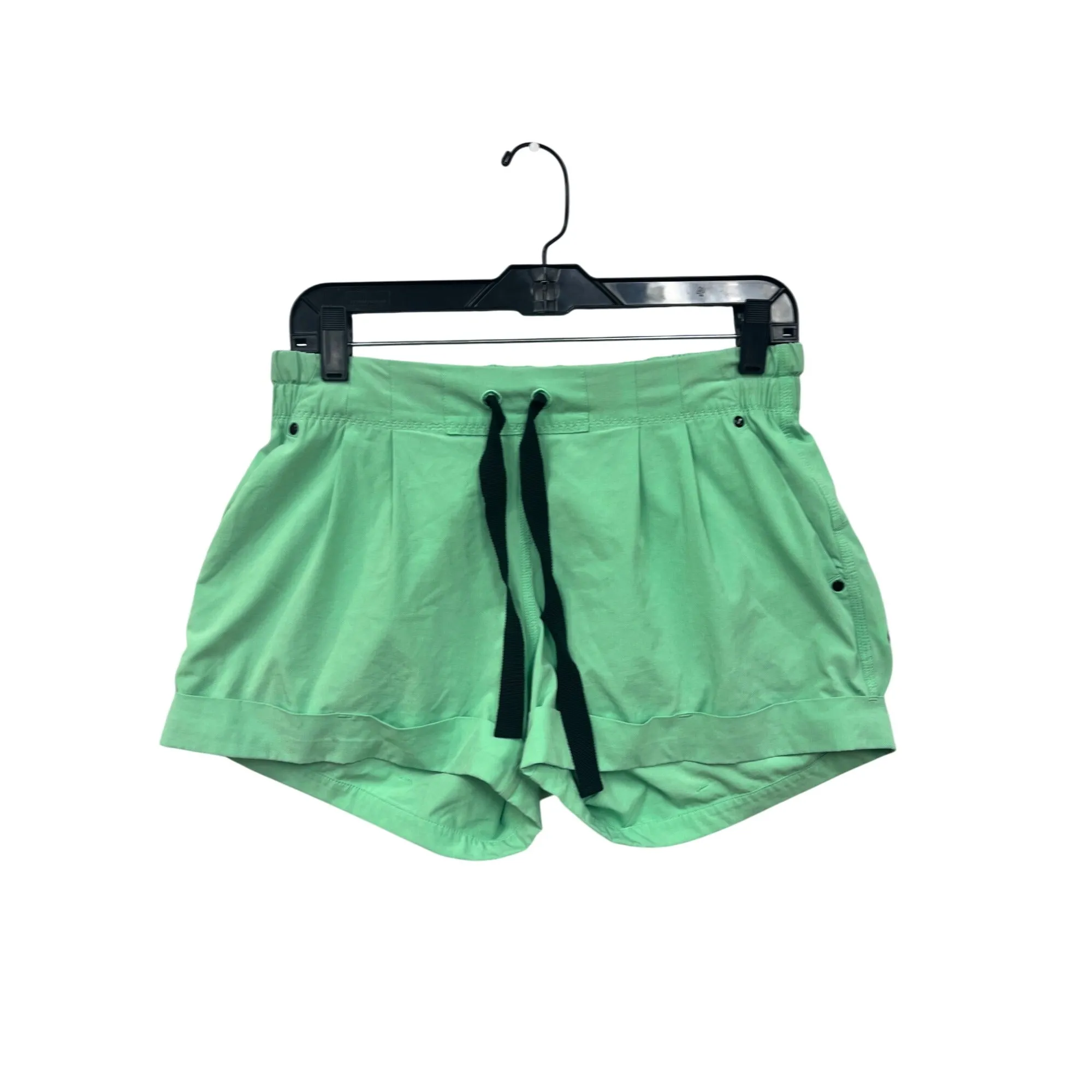 Lululemon Womens Green Drawstring Waist Athletic Shorts Size 6 #6620