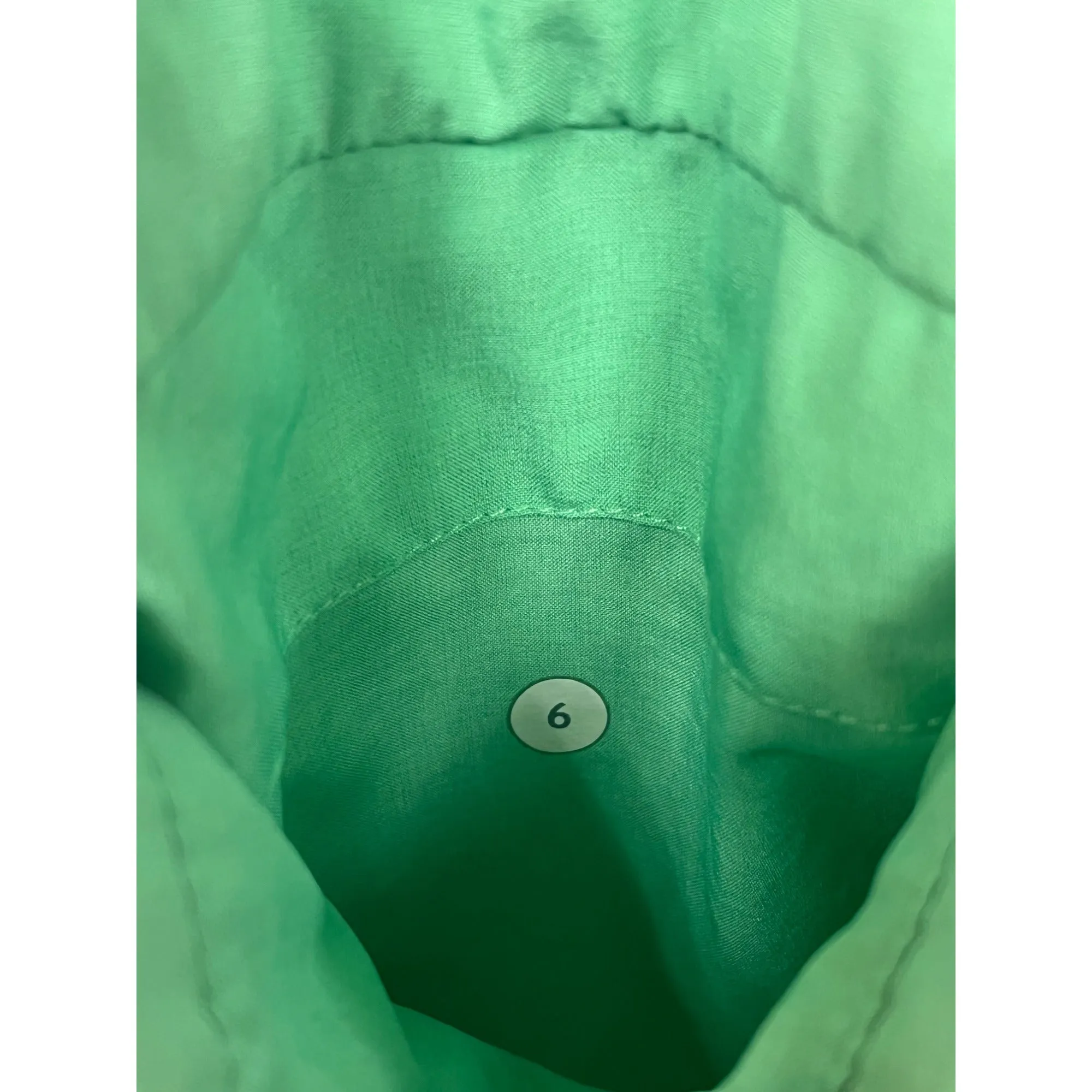 Lululemon Womens Green Drawstring Waist Athletic Shorts Size 6 #6620