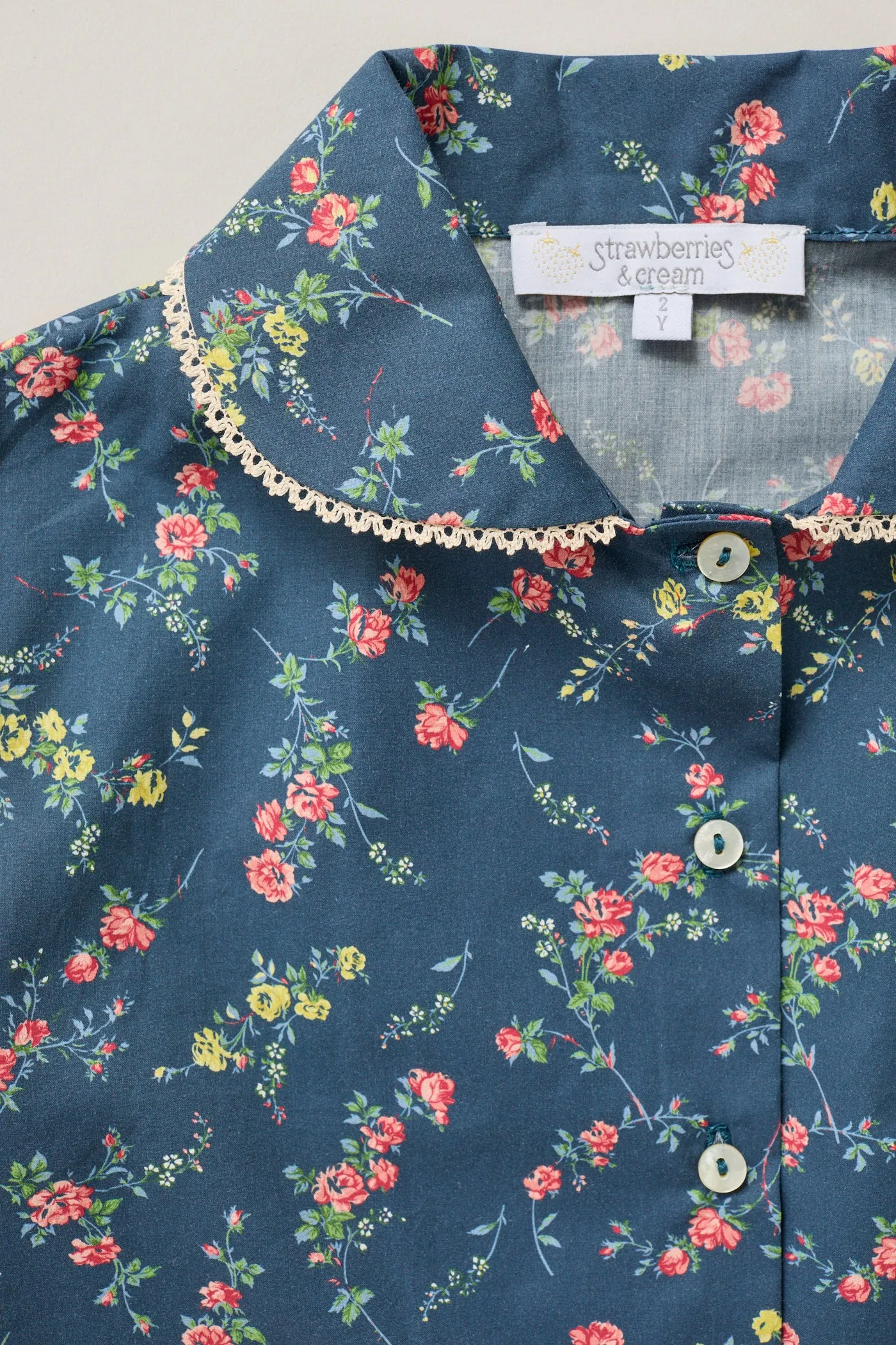 Lunar Moon Pyjamas In Blue Rose Garden