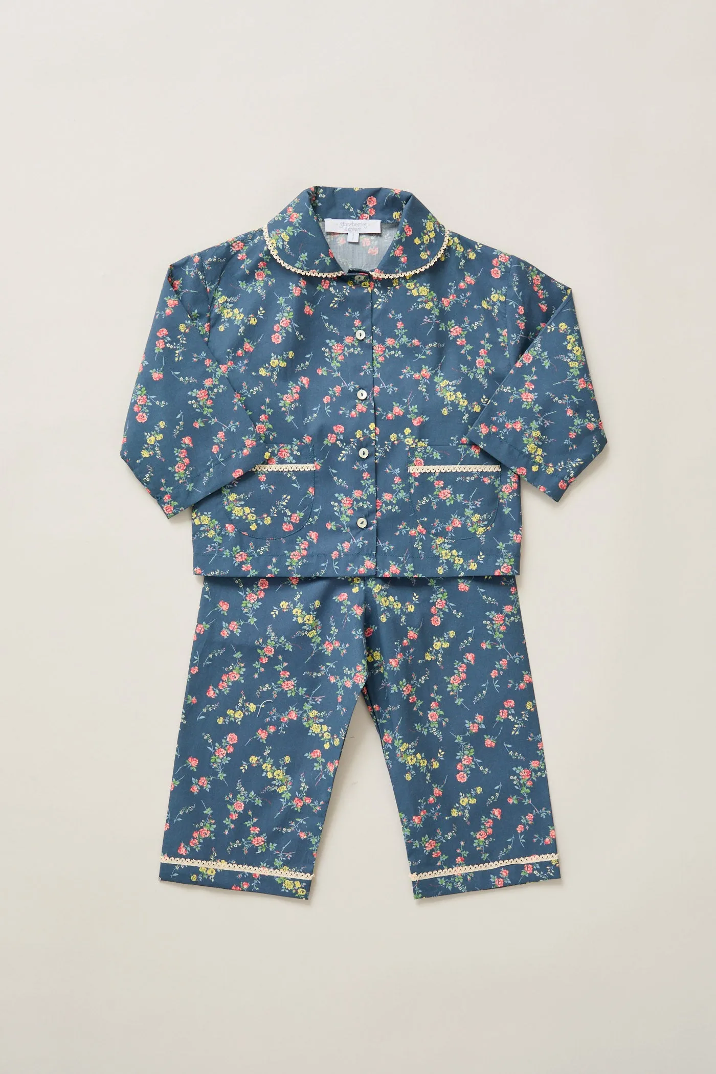 Lunar Moon Pyjamas In Blue Rose Garden