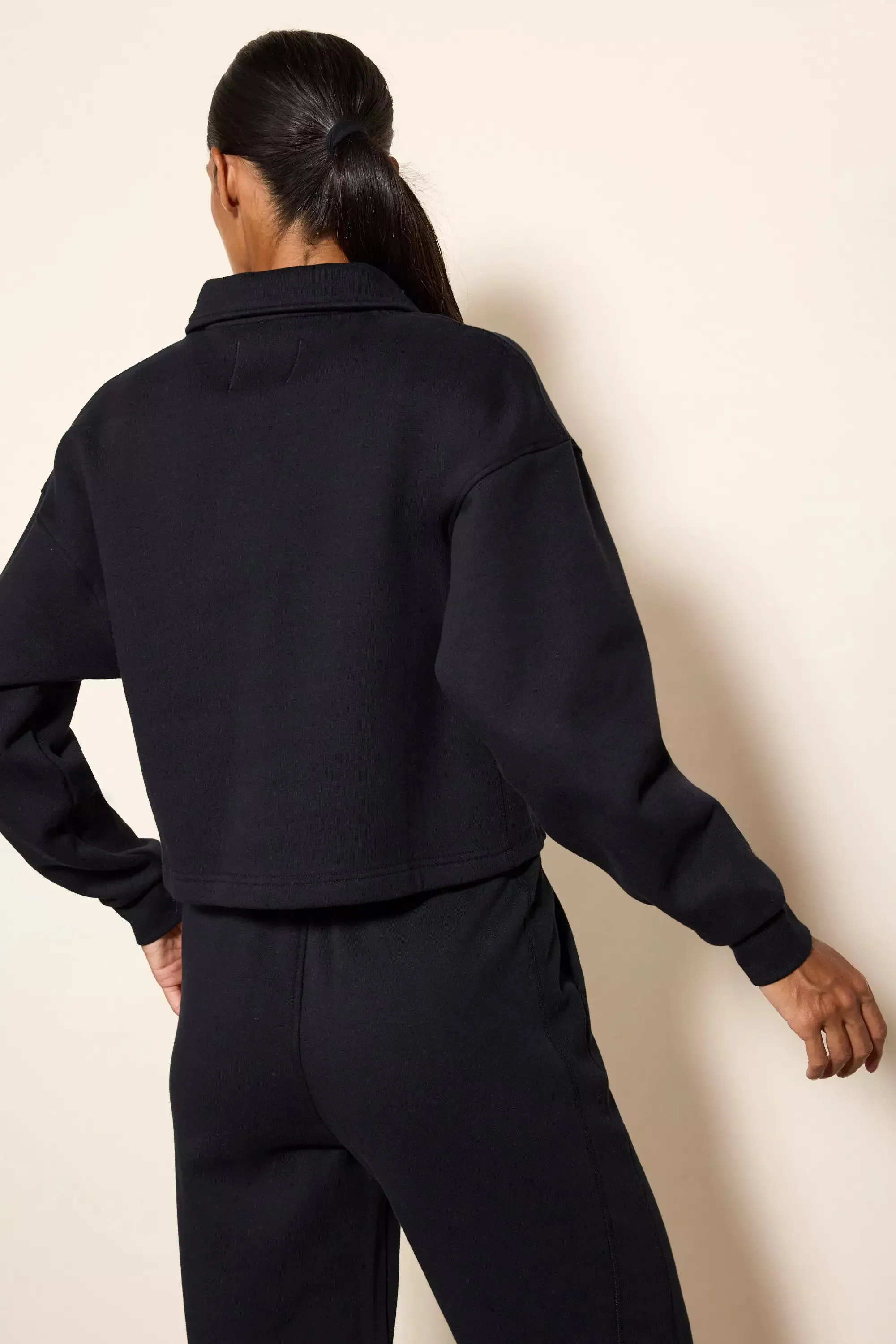 Luxefleece Polo - Black