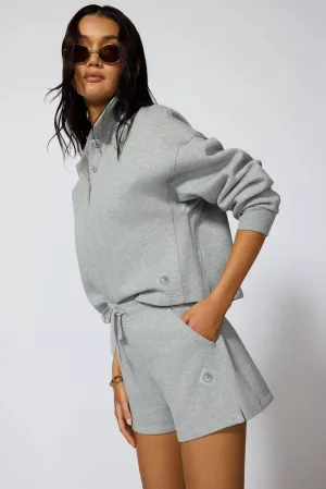 Luxefleece Polo - Htr Concrete